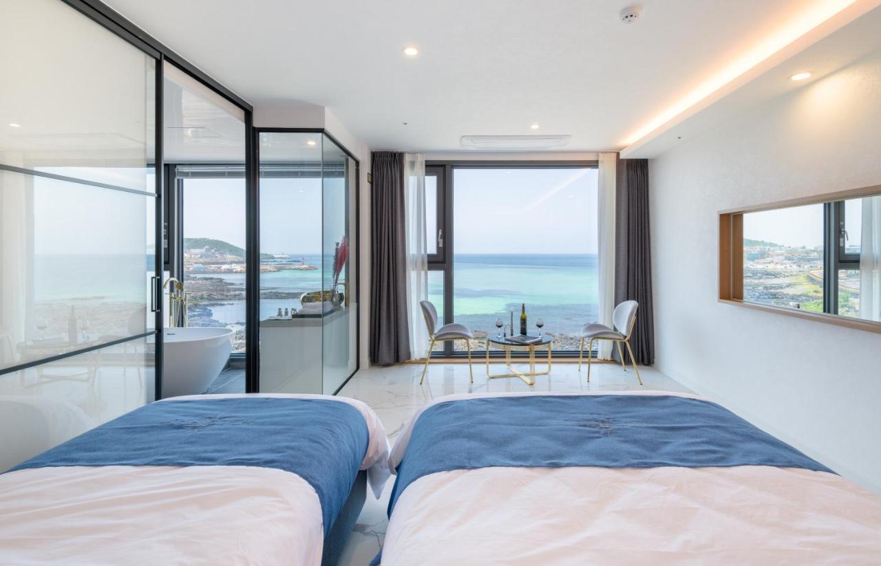 Hotel Mer Bleue Jeju Exterior foto